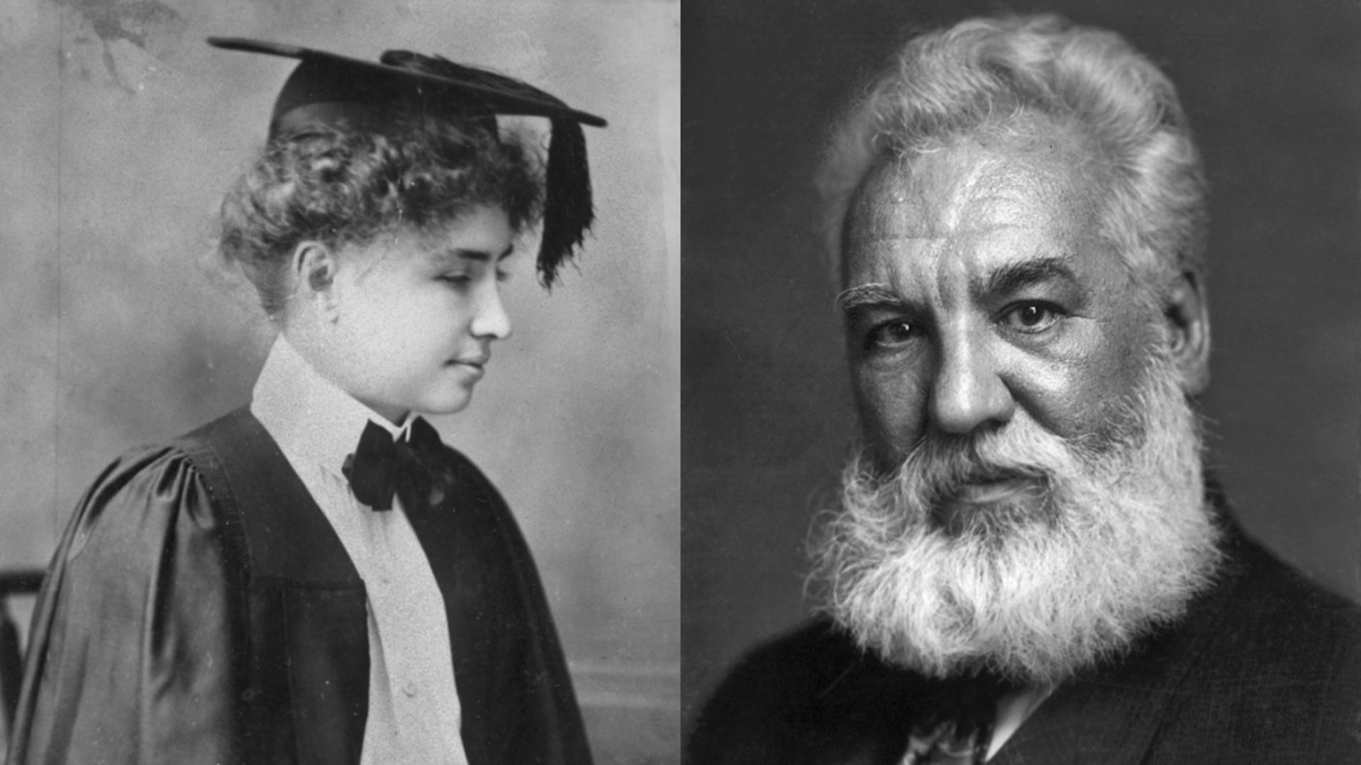 Helen Keller and Alexander Graham Bell
